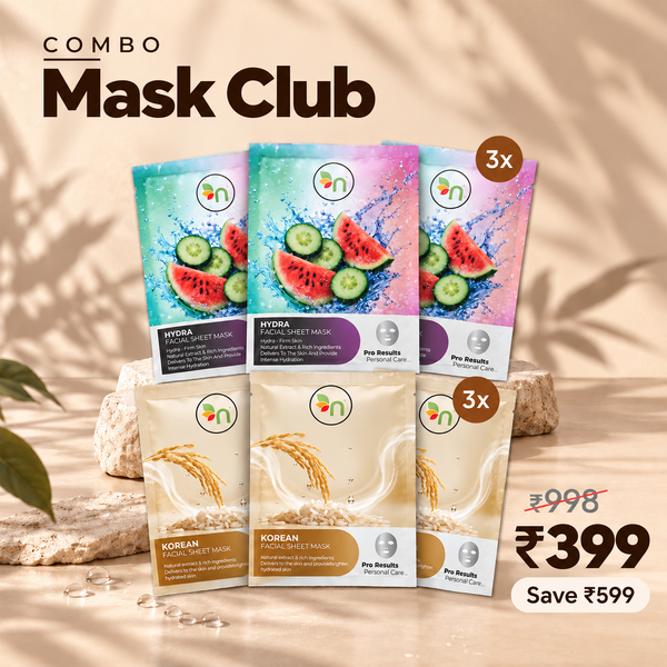 Combo Mask Club ( korean mask x3 & hydra mask x3 )